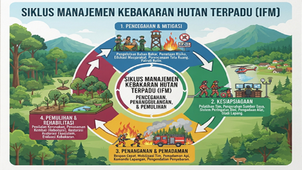 Karhutla 2026: IWGFF Dorong Pergeseran dari Pemadaman ke Pencegahan  dan Pembiayaan Sepanjang Tahun